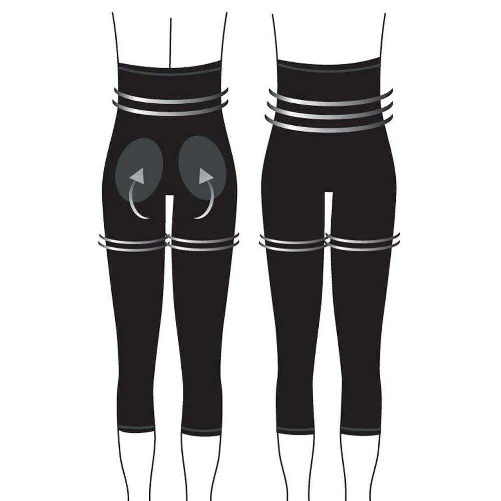#1517 SlimMe High-Waist Control Seamless Shapewear Leggings - Womens - Picture 4 of 4